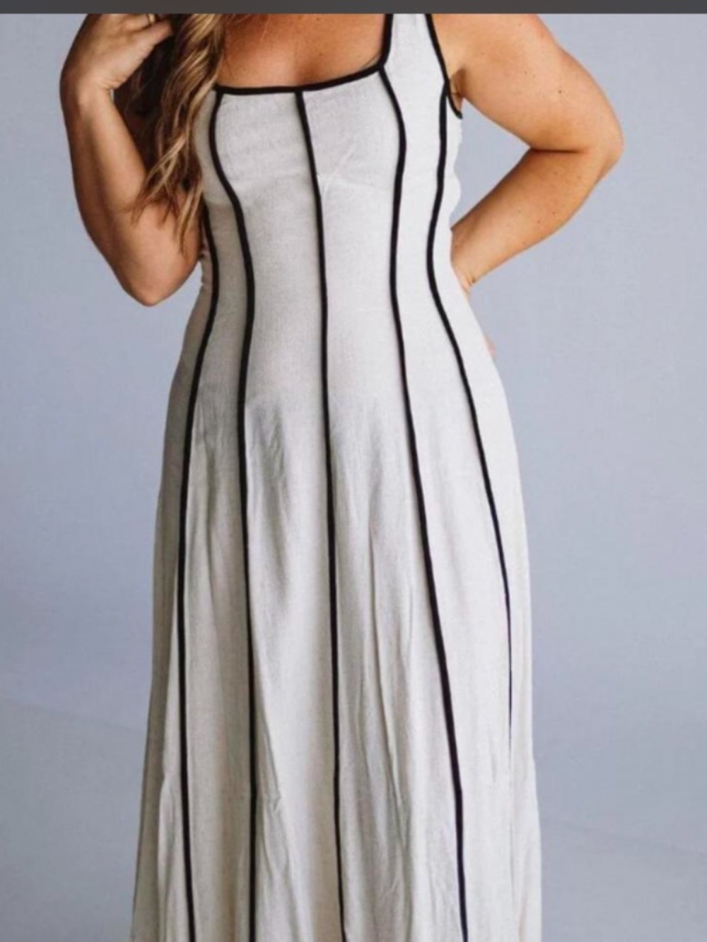 Linen Maxi Dress